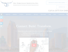 Tablet Screenshot of deltoroloanservicing.com